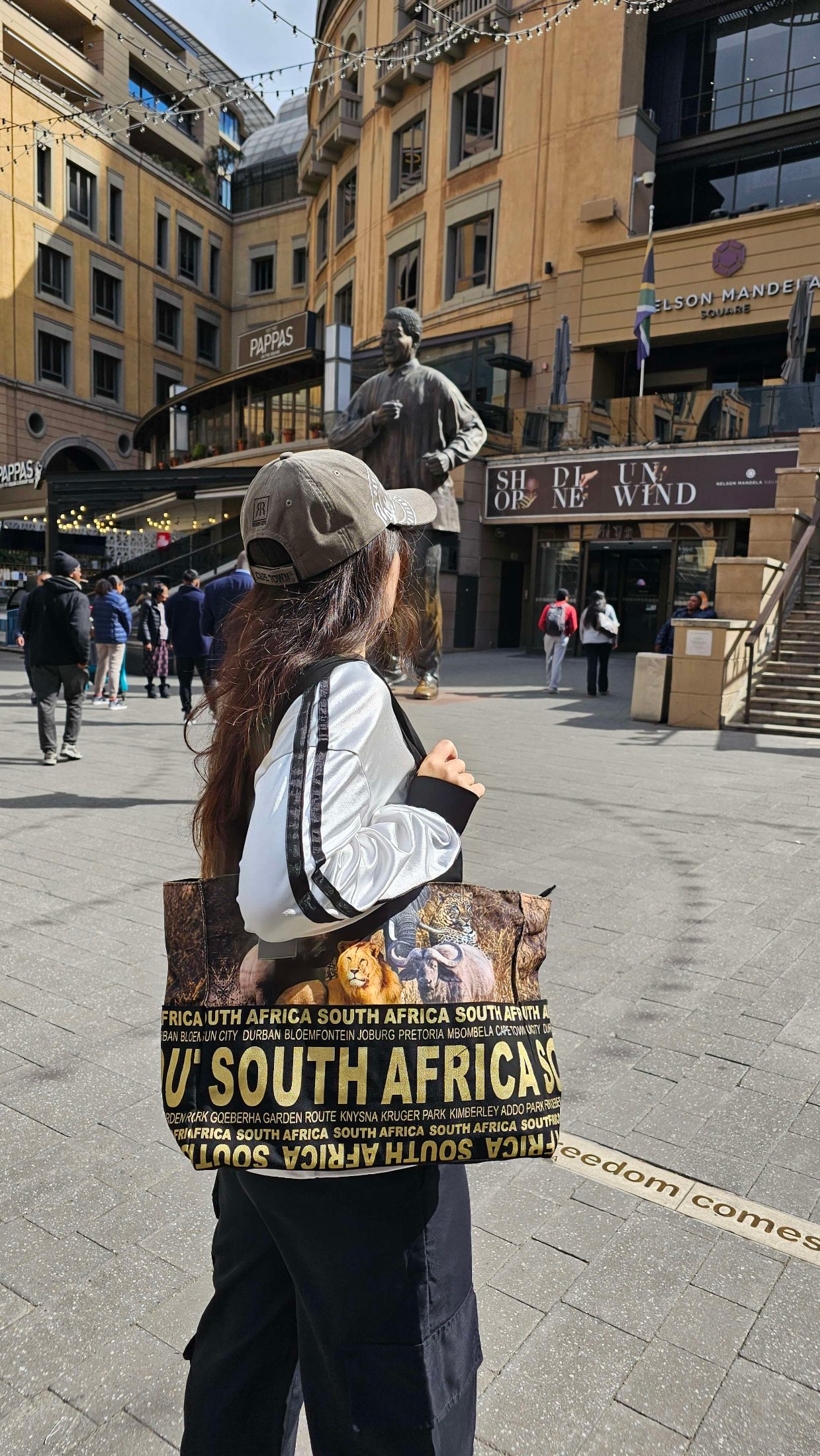 Traveller in Robin Ruth gear in South Africa