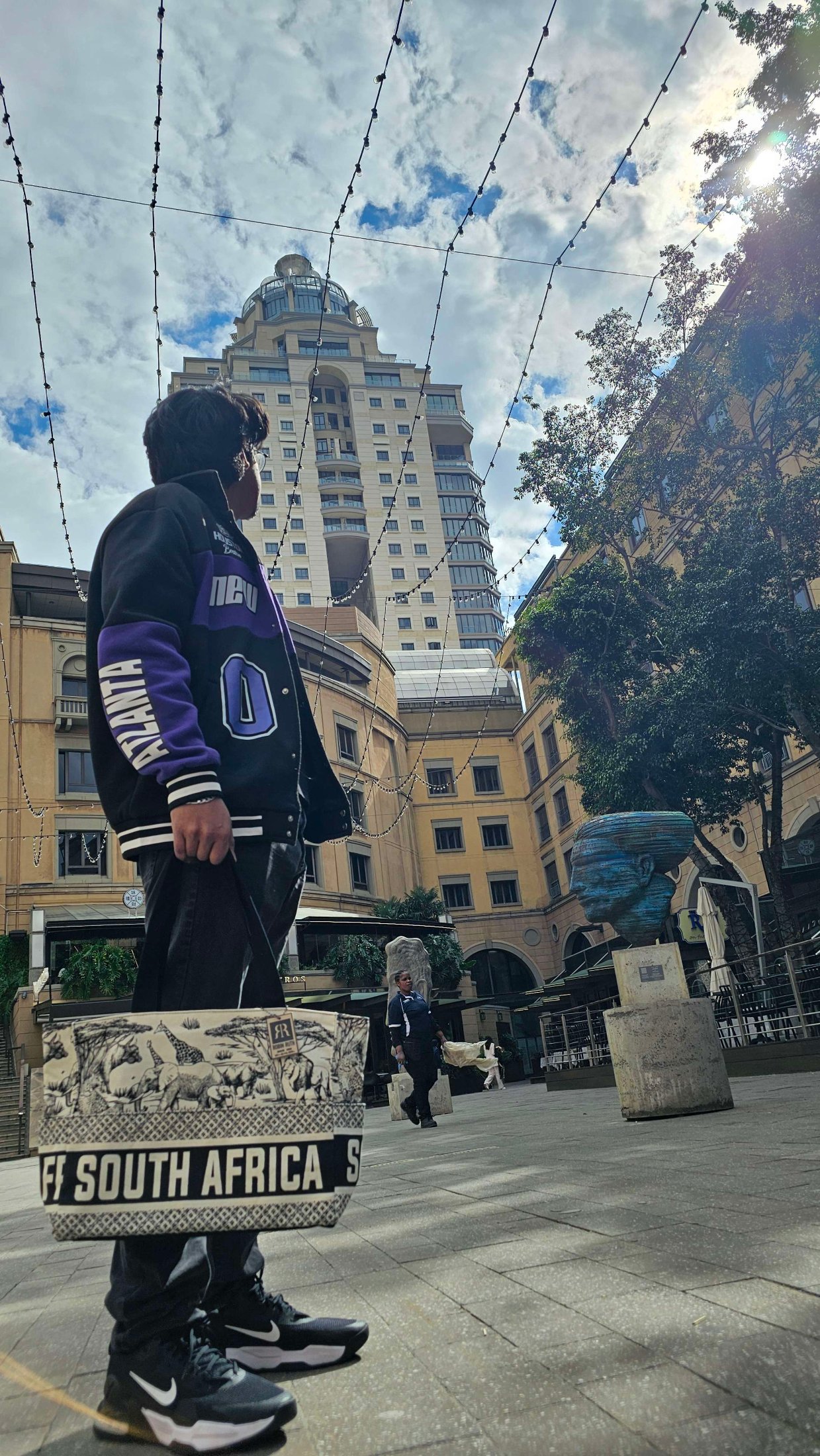 Traveller in Robin Ruth gear in South Africa