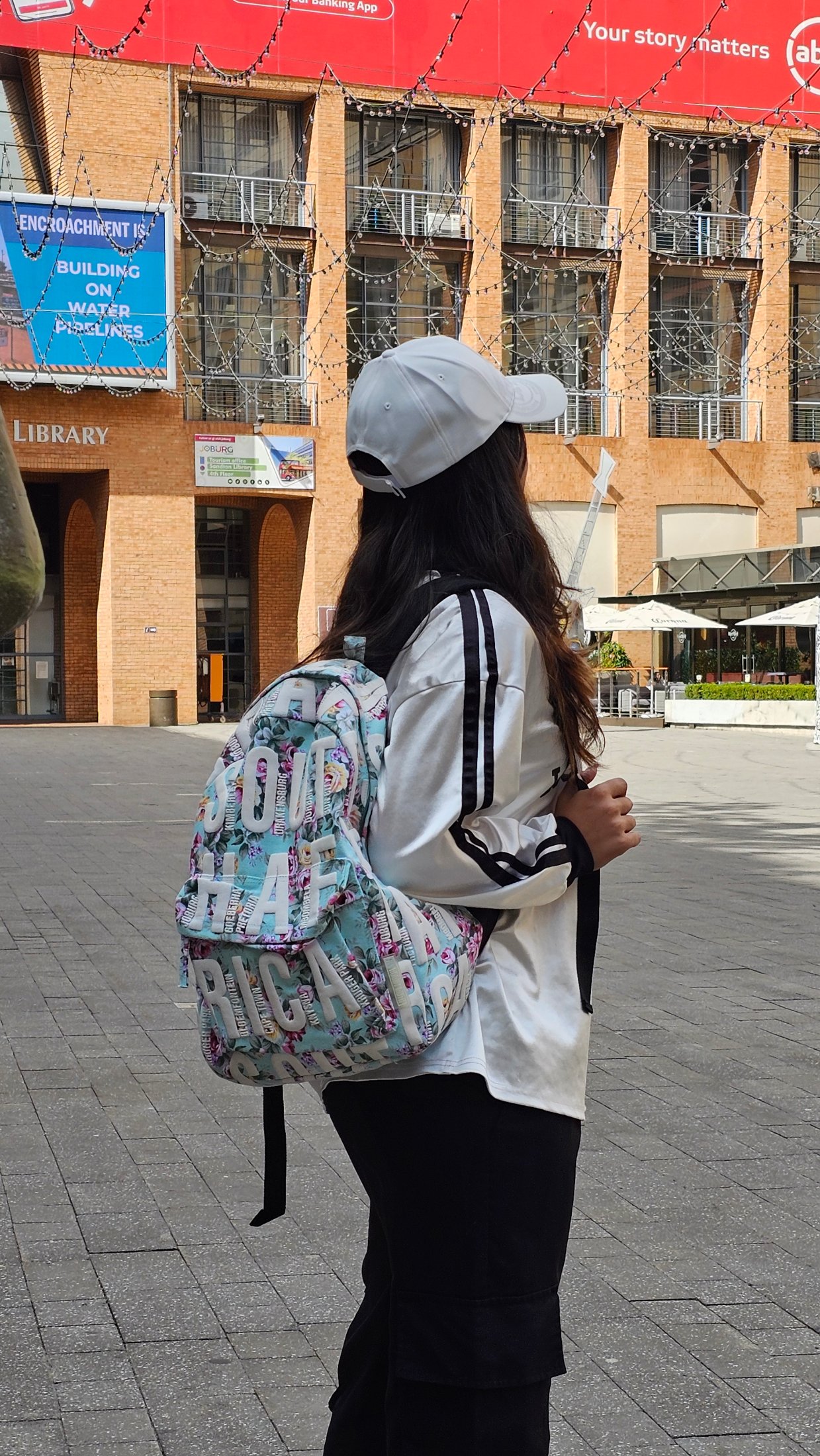 Traveller in Robin Ruth gear in South Africa