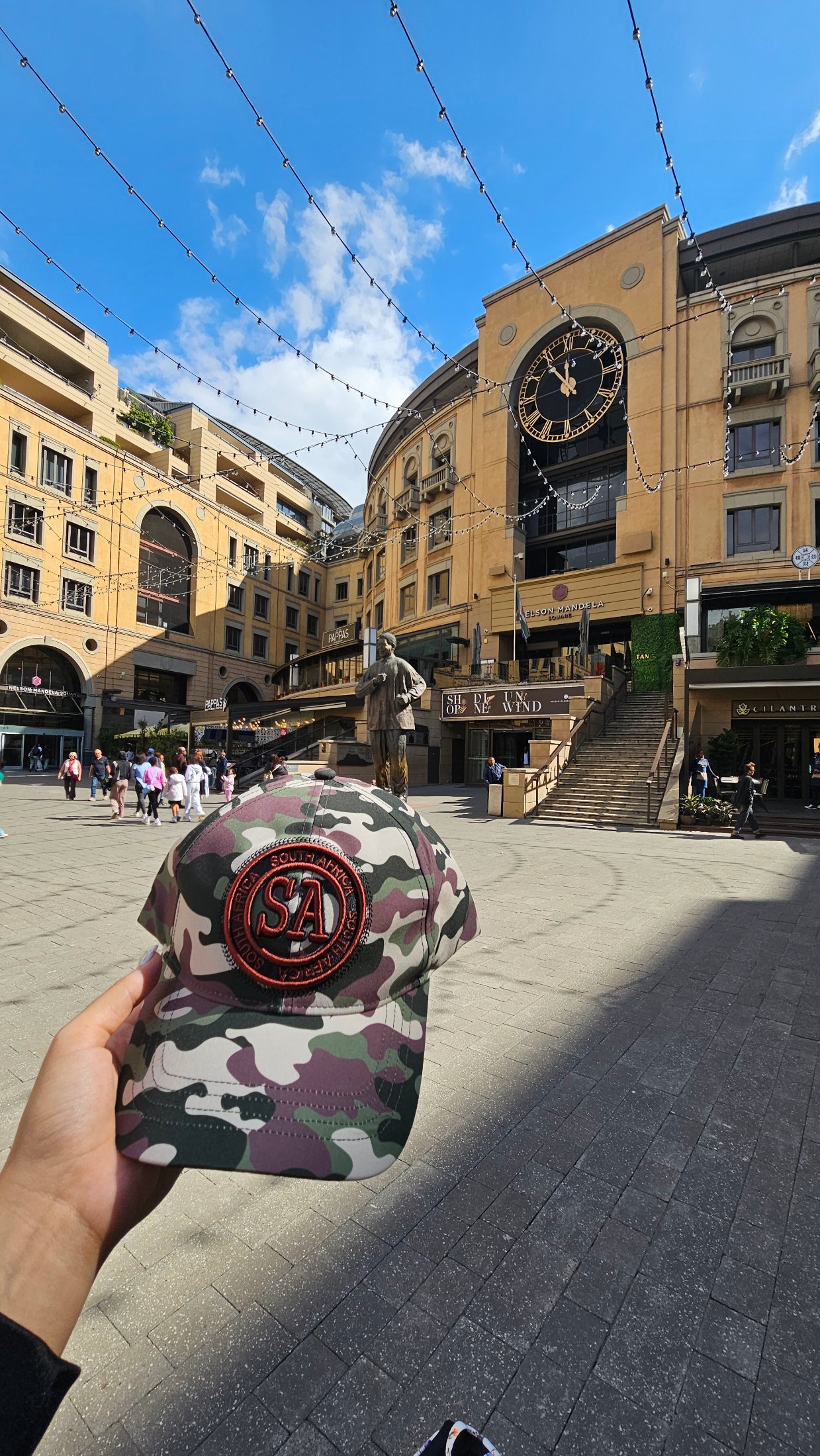 Traveller in Robin Ruth gear in South Africa