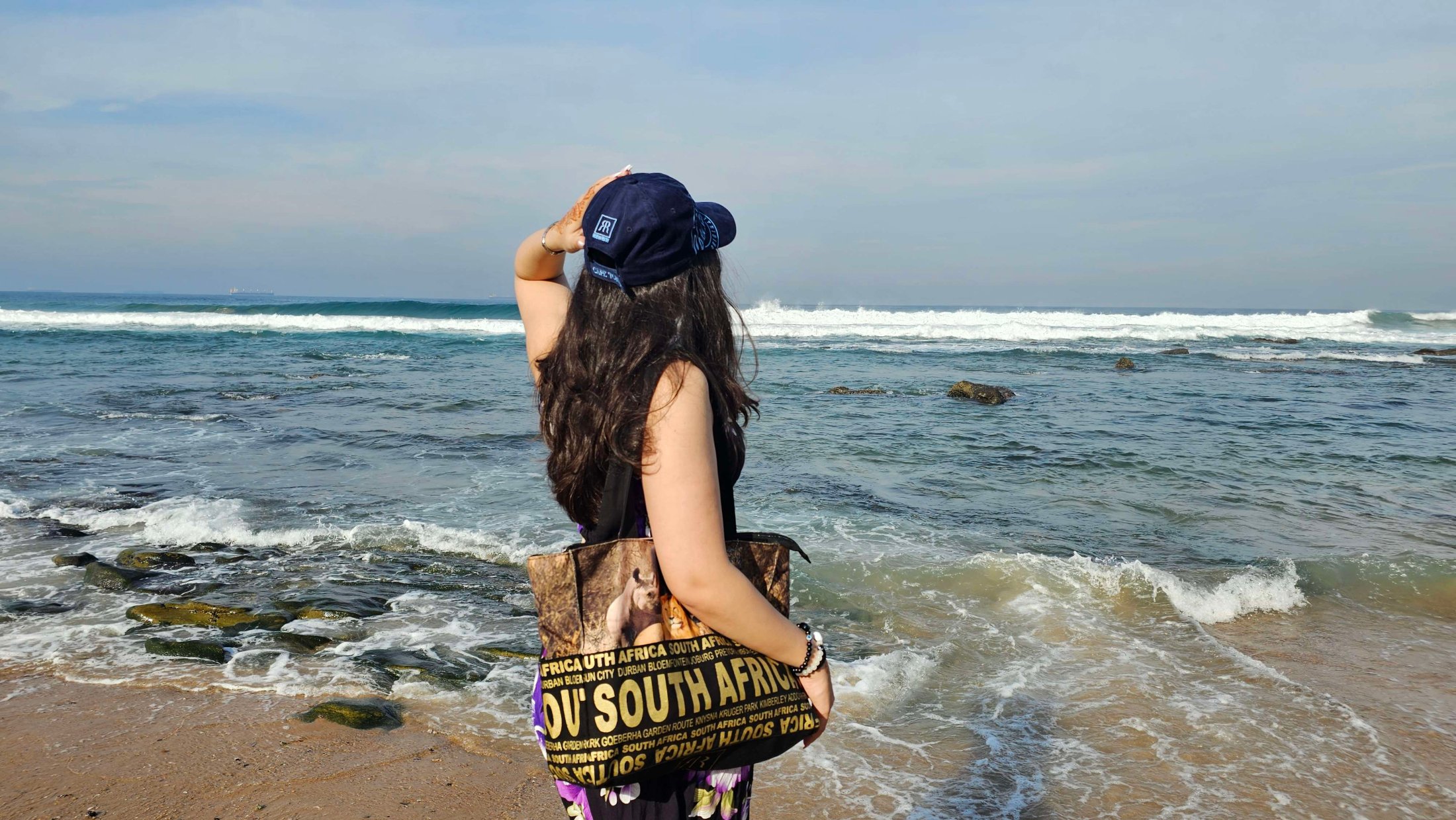 Traveller in Robin Ruth gear in South Africa