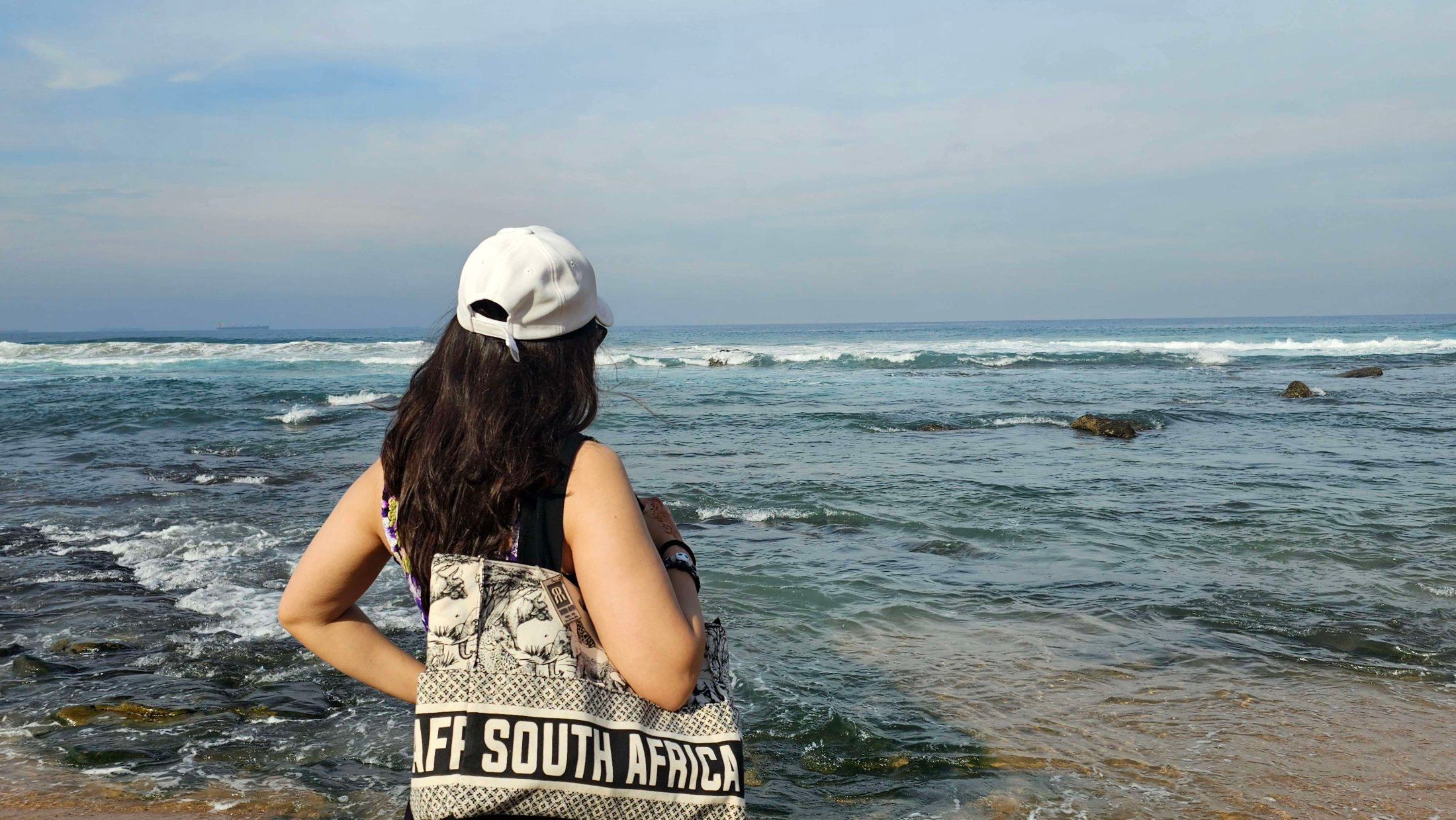 Traveller in Robin Ruth gear in South Africa
